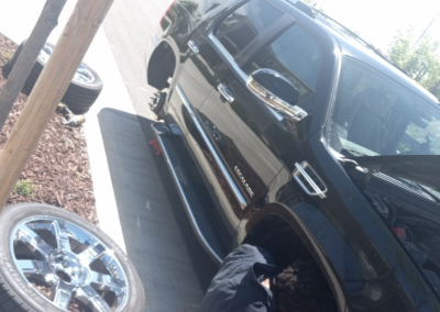 this image shows tire service in Detroit, MI